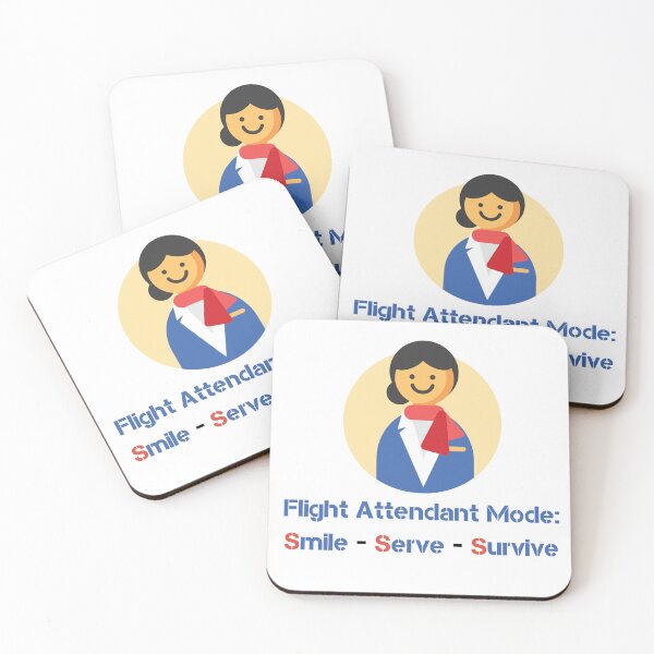 Item preview, Flight Attendant Mode Perfect Gift for Stewardess designed and sold by PurrfectJourney.