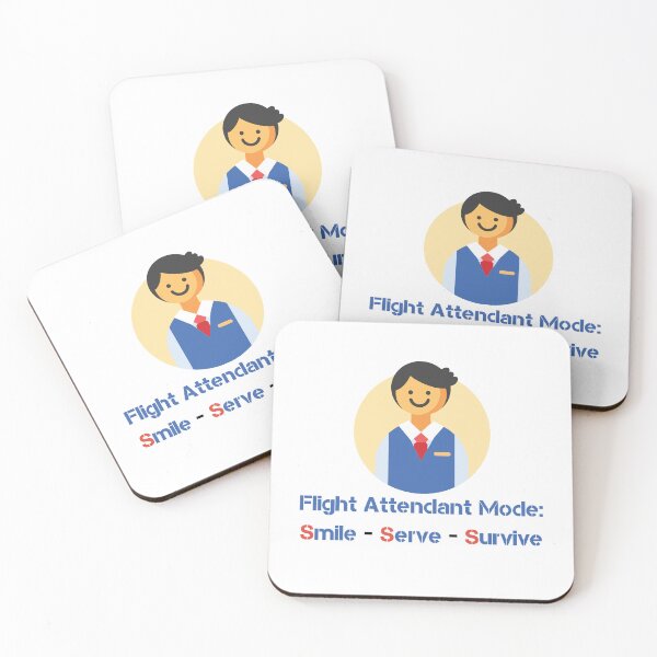 Item preview, Flight Attendant Mode Perfect Gift for Steward designed and sold by PurrfectJourney.