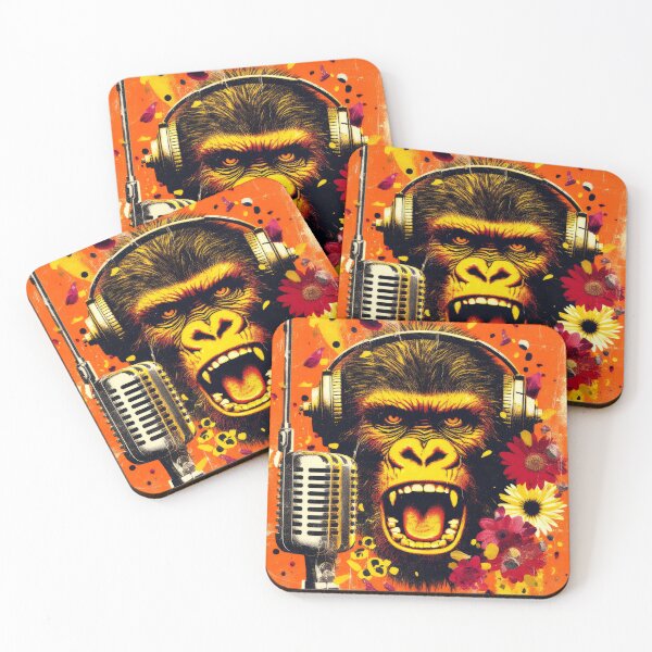 Item preview, Funky Gorilla Radio 1 designed and sold by Andy Gambino Art.