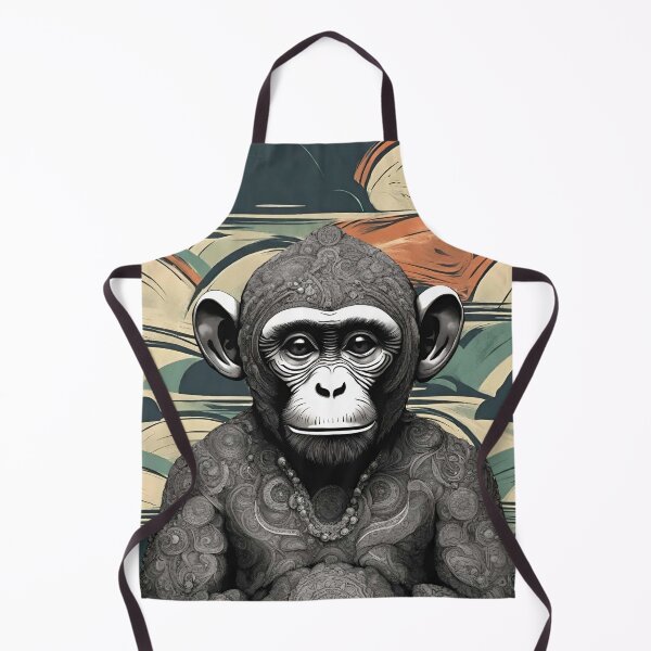 Item preview, Cool Monkey Meditating with Zen Vibes: Unique Gifts for Animal Lovers designed and sold by Cuteanimalgifts.