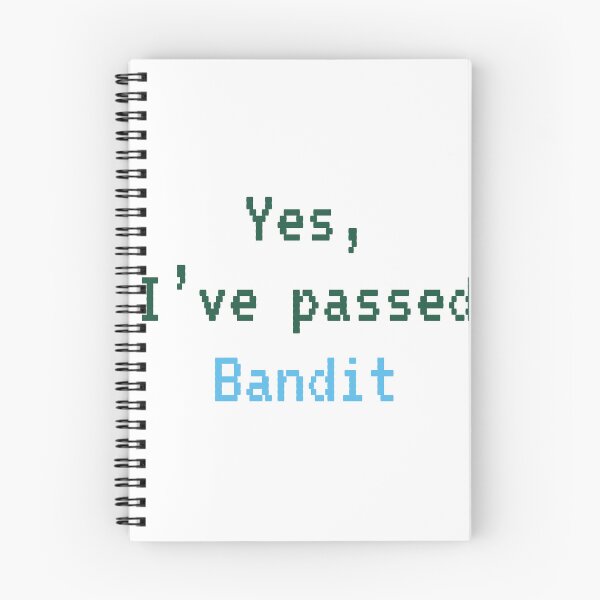 Item preview, Passed BANDIT (Dark Green W Blue): A Cybersecurity Design designed and sold by McNerdic.