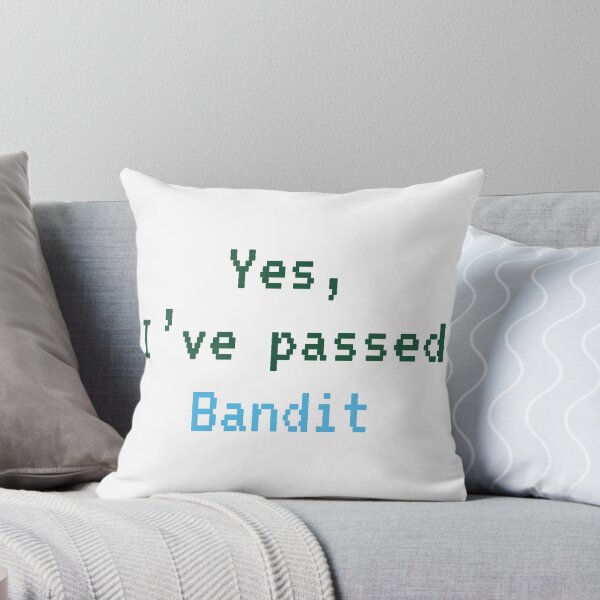 Item preview, Passed BANDIT (Dark Green W Blue): A Cybersecurity Design designed and sold by McNerdic.