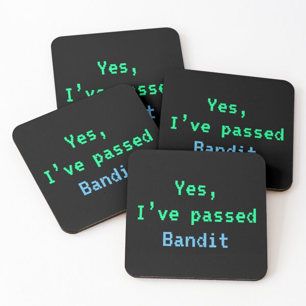 Item preview, Passed BANDIT (Bright Green W Blue): A Cybersecurity Design designed and sold by McNerdic.