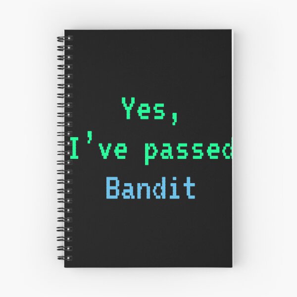 Item preview, Passed BANDIT (Bright Green W Blue): A Cybersecurity Design designed and sold by McNerdic.