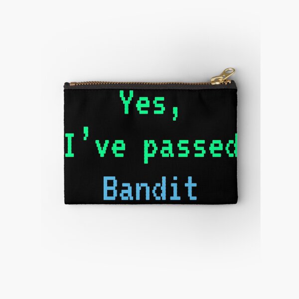 Item preview, Passed BANDIT (Bright Green W Blue): A Cybersecurity Design designed and sold by McNerdic.