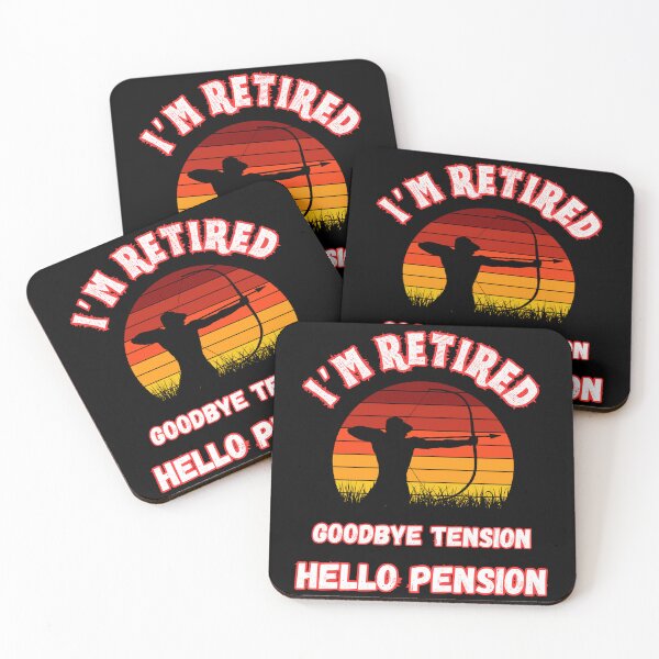 Item preview, Goodbye Tension Hello Pension  designed and sold by WoodburyLake.