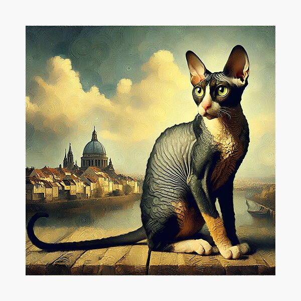 Item preview, Feline Whispers: Cornish Serenity designed and sold by BastKittyStore.