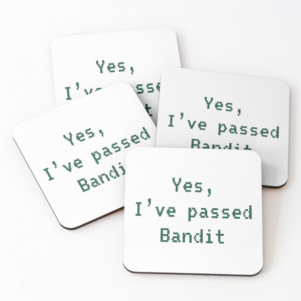 Item preview, Passed BANDIT (Dark Green): A Cybersecurity Design designed and sold by McNerdic.
