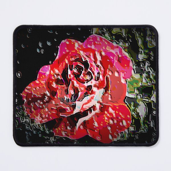 Item preview, Raindrops on rose blossom designed and sold by Klickkunstwerke.
