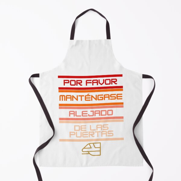 Item preview, Please stand clear of the doors - Spanish - warm designed and sold by partyintheburbs.