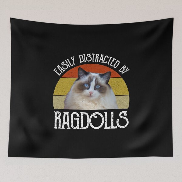 Item preview, Easily Distracted By Ragdolls designed and sold by Cat Lady Designs.
