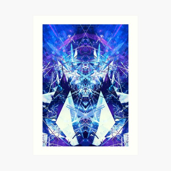 Structured chaos kaleida \1 Art Print