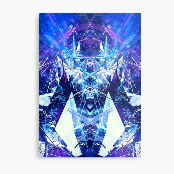 Structured chaos kaleida \1 Metal Print