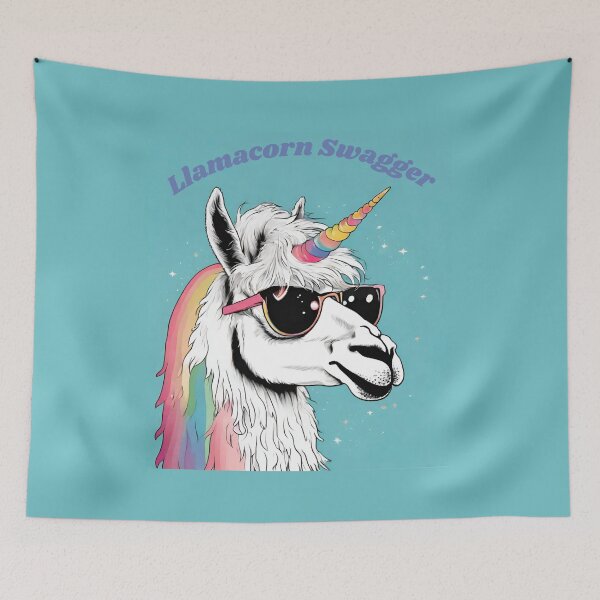 Item preview, Llamacorrn Swagger designed and sold by Sheree Davis.