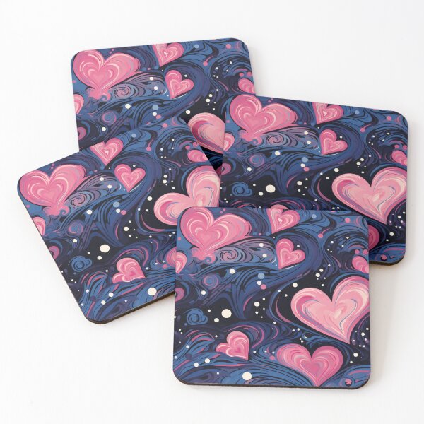 Item preview, Pink Valentine Hearts designed and sold by Pedra Panda.