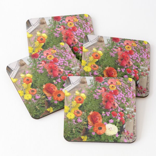 Item preview, Pretty Cottage Garden Flowers With Rannunculus designed and sold by Sarah  Rajkotwala.