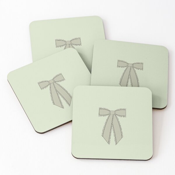 Item preview, sage green bow designed and sold by Spiraltv.