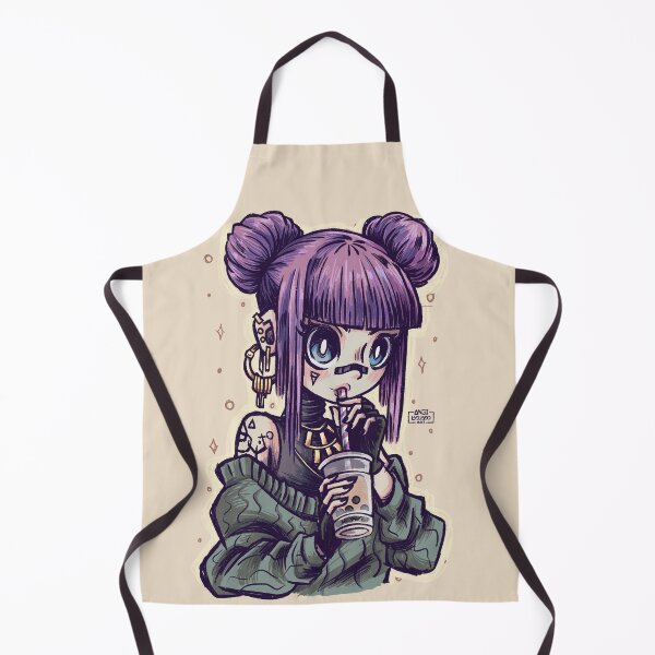 Item preview, girl drinking bobba tea designed and sold by AngiLaguado.