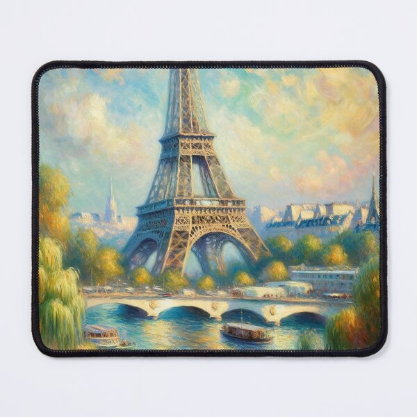 Item preview, French Impressionist Painting: Paris France, Eiffel Tower Digital designed and sold by Fantasy Masterpiece.