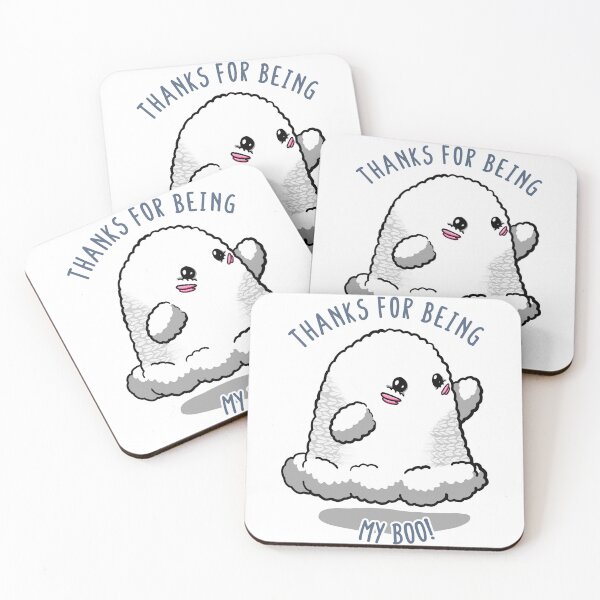 Item preview, Thanks for Being My Boo! Ghost Knitted Doll Design by UB Draws designed and sold by UB Draws.