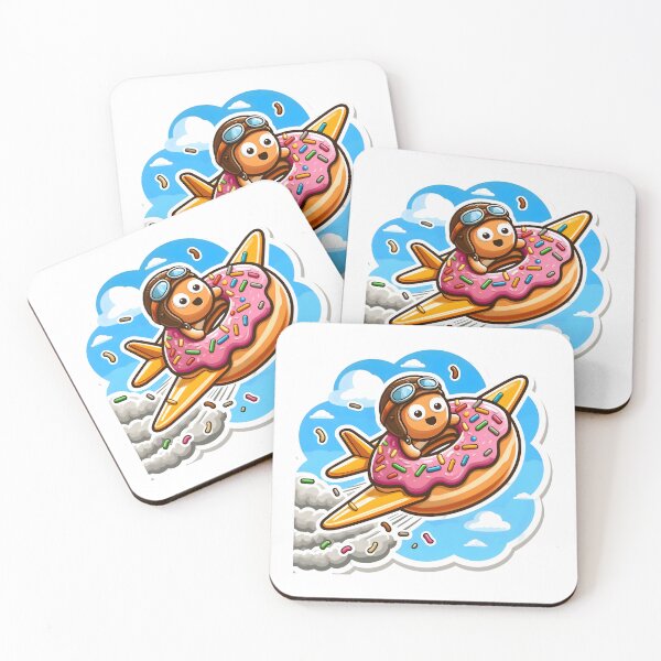 Item preview, Sprinkle Soar: Donut's Aerial Delight Stuns Pastries Below! designed and sold by AI-Only Creations.