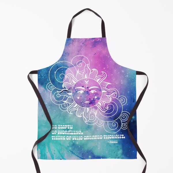 Item preview, Cosmic Aesthetic Rumi Quote - Free Your Mind - Be empty of worrying. Think of who created thought. designed and sold by Trish Dish.
