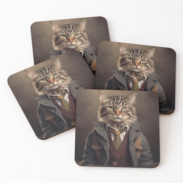 Item preview, Hipster cat 3 designed and sold by hhh-art.