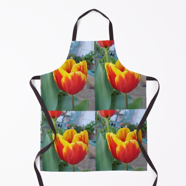 Item preview, Red Tulip Flower - With Yellow Edges designed and sold by Sarah Rajkotwala.