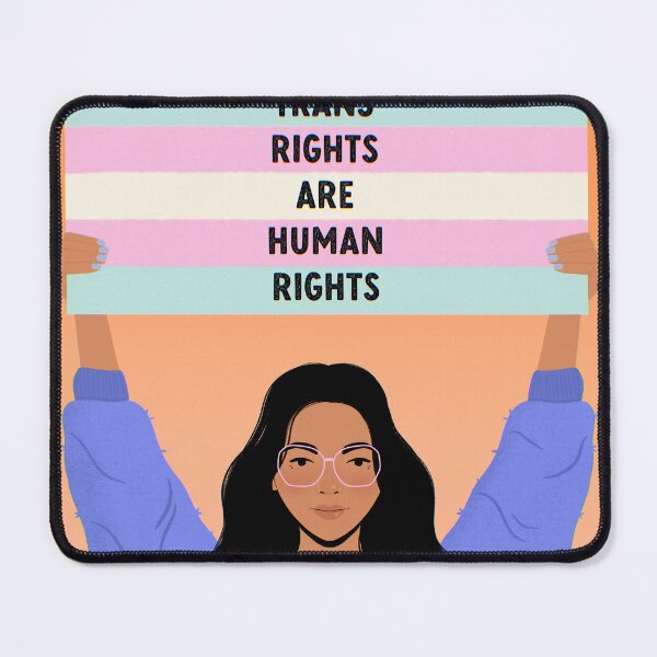 Item preview, Trans Rights Are Human Rights Digital Illustration designed and sold by danilawart.