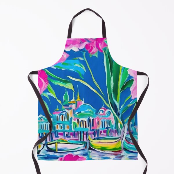 Artikelvorschau, Grandmillennial-Kunst, Venedig bei Nacht, adrette Malerei entworfen und verkauft von SophieClimaArt.