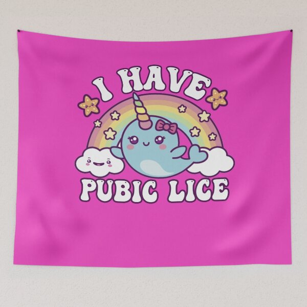 Item preview, I Have Pubic Lice Funny Retro Offensive Inappropriate  designed and sold by finnimoo.