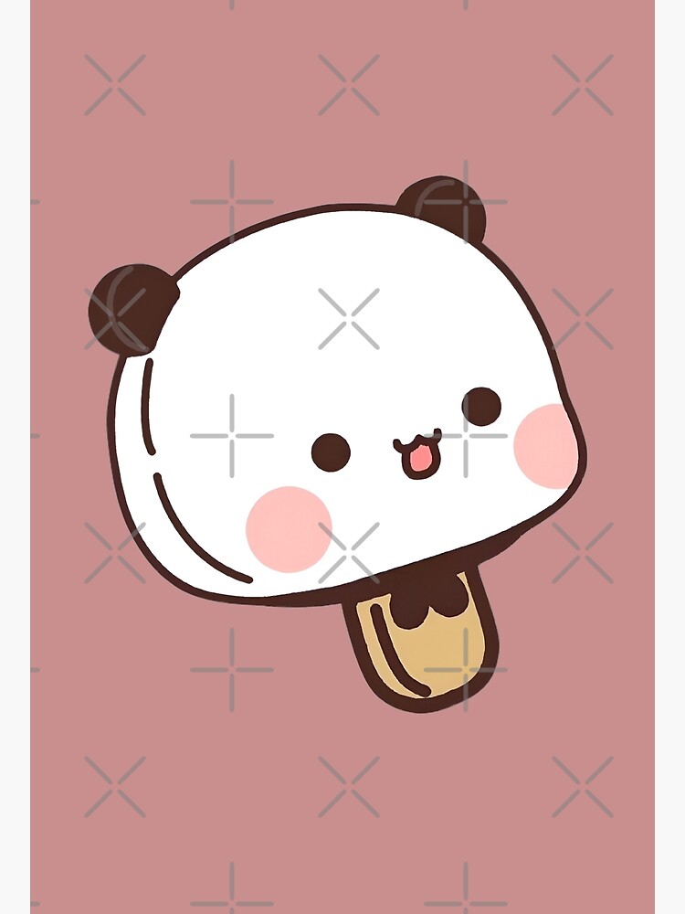 BuBu Panda in ice cream stick Poster for Sale by Pandety