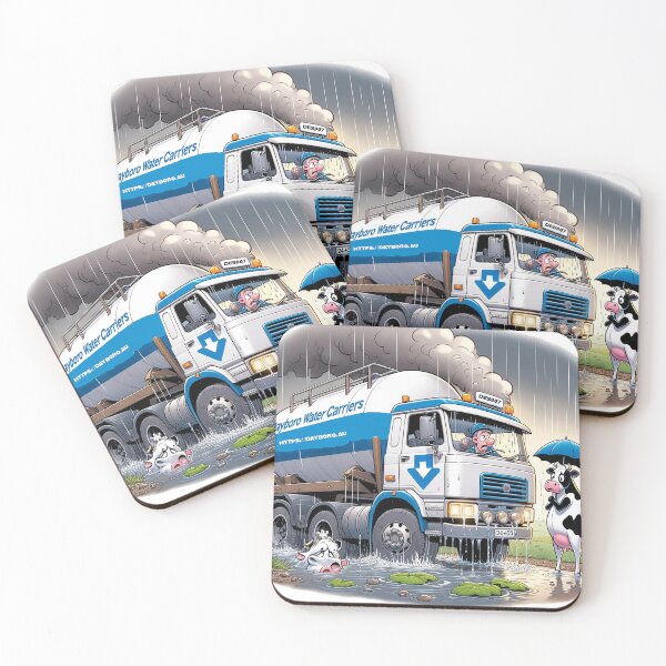 Item preview, Imagine being a Water Delivery Company and it does not stop raining.  designed and sold by Moo-larious Creations From Down Udder.