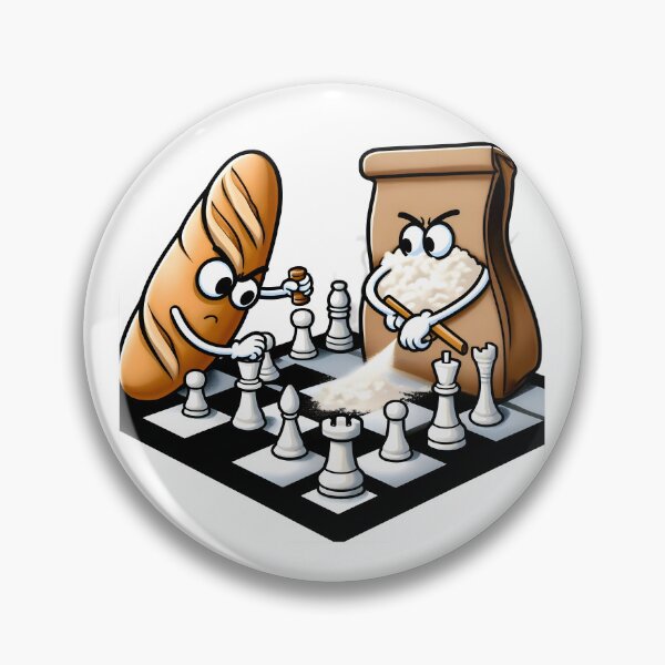 Item preview, Doughy Duel: Baguette vs. Flour Tactics Tango! designed and sold by AI-Only Creations.