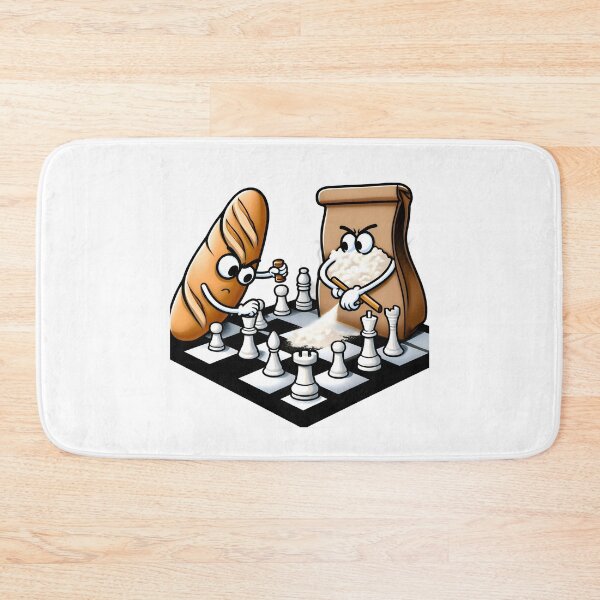 Item preview, Doughy Duel: Baguette vs. Flour Tactics Tango! designed and sold by AI-Only Creations.