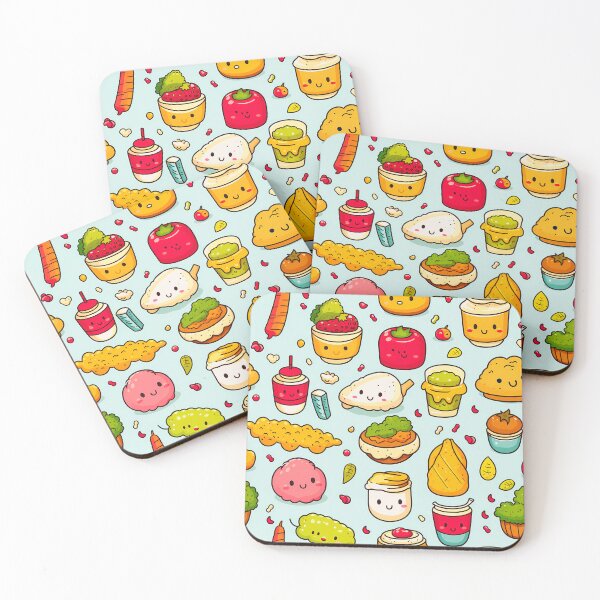 Item preview, Sweet Treat Delight on Light Blue background designed and sold by Rokoyo Prints.