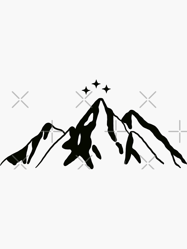 Thumbnail 3 von 3, Sticker, Velaris, City of Starlight / Night Court Aufkleber Ramiel Mountain Aufkleber ACOTAR – Diskret designt und verkauft von maruumaruu.