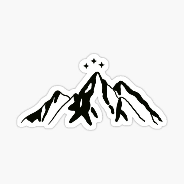 Aperçu de l'œuvre Velaris, City of Starlight / Night Court Sticker Ramiel Mountain Sticker ACOTAR - Discret créée et vendue par maruumaruu.