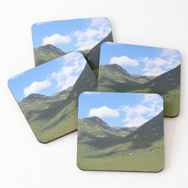 Item preview, The rugged mountains play hide-and-seek with the clouds, along the Beartooth Highway in Montana designed and sold by GiftableGems.