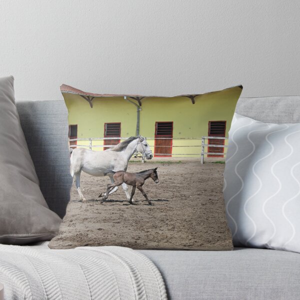 Item preview, Lipizzaner horse and foal running designed and sold by goceris.