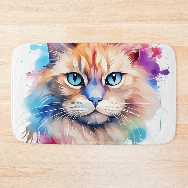 Artikelvorschau, Birmakatze - Aquarell entworfen und verkauft von CatsAndDogs-TF.