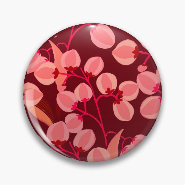Item preview, Monochromatic red preppy botanical art. designed and sold by Meteryards.
