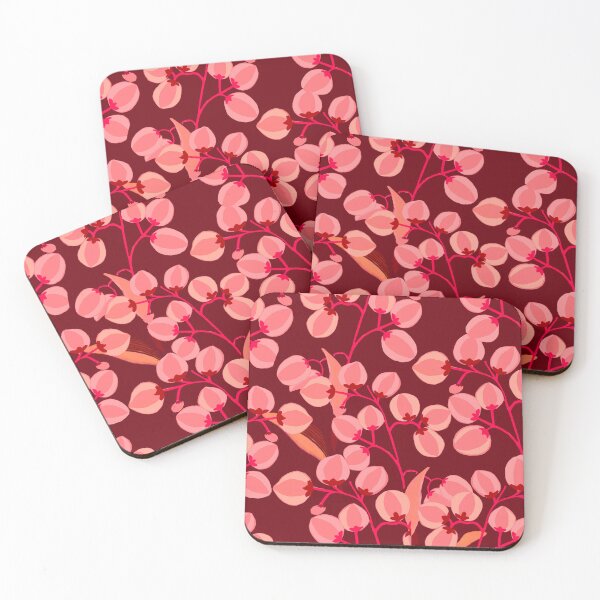 Item preview, Monochromatic red preppy botanical art. designed and sold by Meteryards.