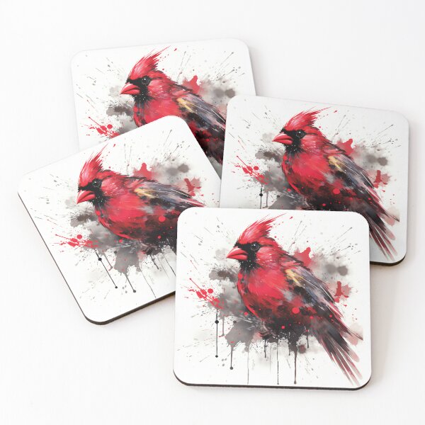 Item preview, Abstract Cardinal Bird designed and sold by KingExpressions.