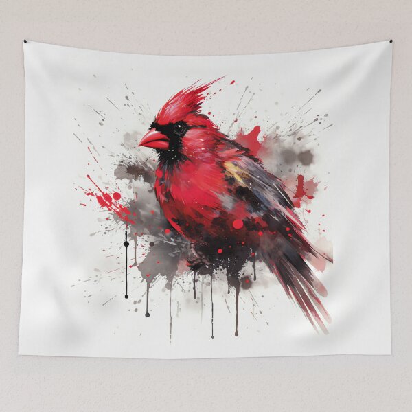Item preview, Abstract Cardinal Bird designed and sold by KingExpressions.