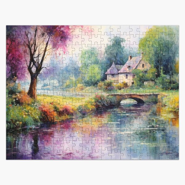Artikel-Vorschau von Südfrankreich: Bunte französische impressionistische Traumlandschaft, designt und verkauft von Fantasy Masterpiece.