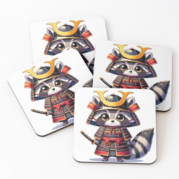 Item preview, Kawaii samurai ferret designed and sold by FerdiEverywhere.