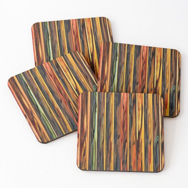 Item preview, Abstract Colorful Wood Panels designed and sold by calibrit.