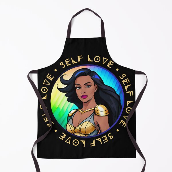 Item preview, Superhero Woman Self Love Rainbow Golden Goddess Dark-Blue designed and sold by Melan Designs.