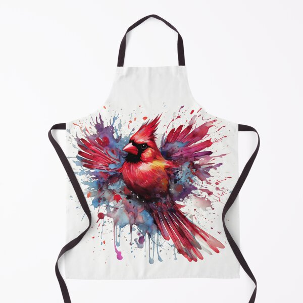 Item preview, Cardinal with splashes of Blue designed and sold by KingExpressions.